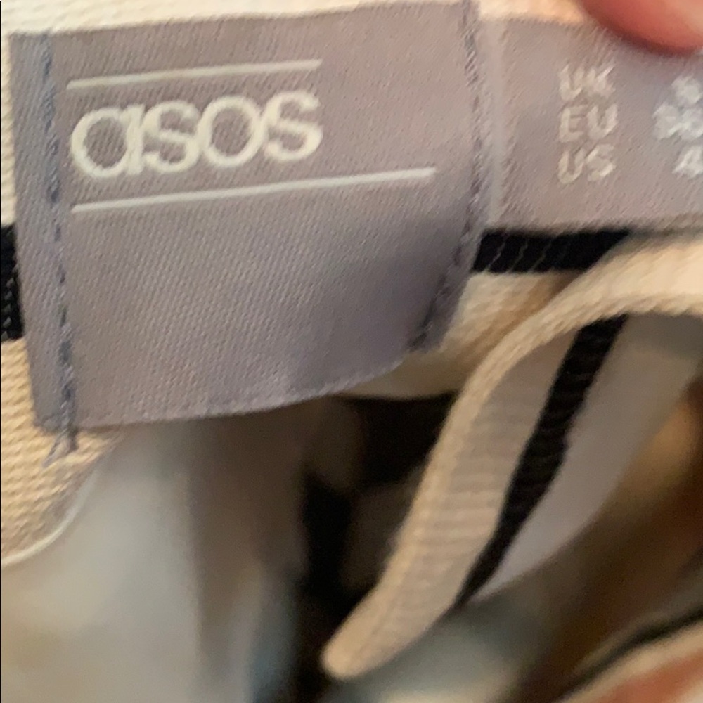 ASOS Pinny Stripe Jumpsuit - Picture 4 of 6